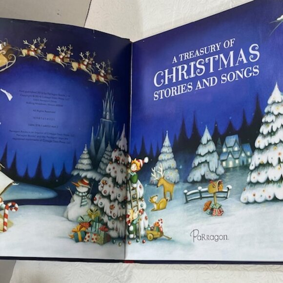 Book: A Treasury of Christmas Stories and Songs Hardcover 18 Stories 2018 - Picture 8 of 16